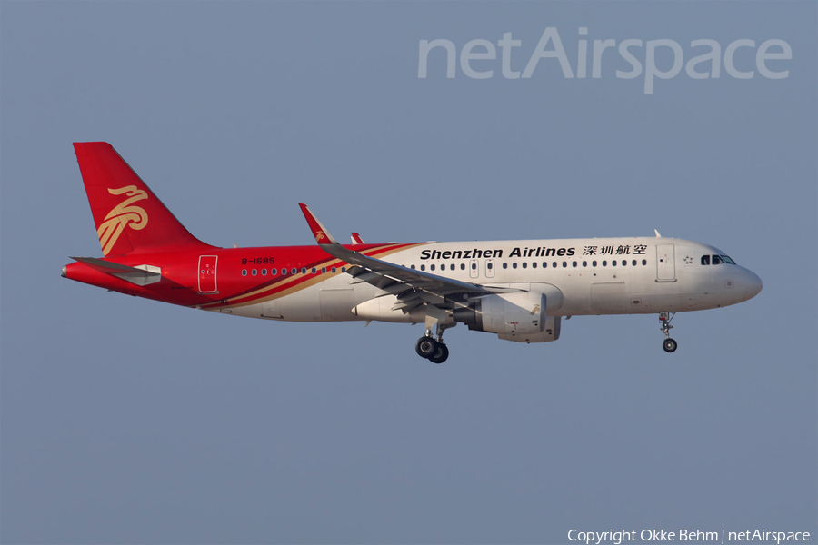 Shenzhen Airlines Airbus A320-214 (B-1685) | Photo 284012