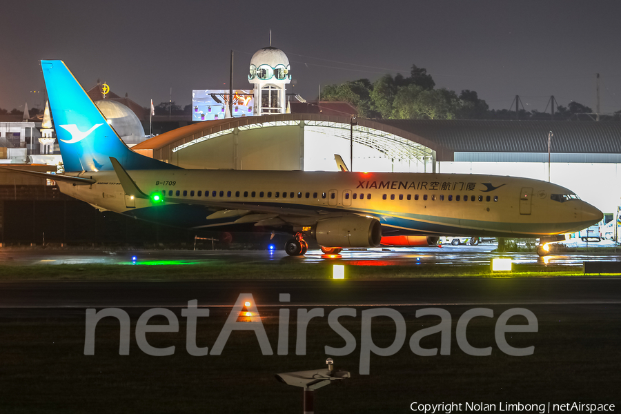 Xiamen Airlines Boeing 737-85C (B-1709) | Photo 468206