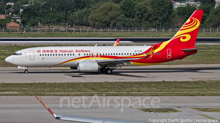 Hainan Airlines Boeing 737-86N (B-1735) | Photo 251094