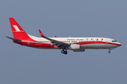 Shanghai Airlines Boeing 737-86D (B-1742) at  Hong Kong - Chek Lap Kok International, Hong Kong