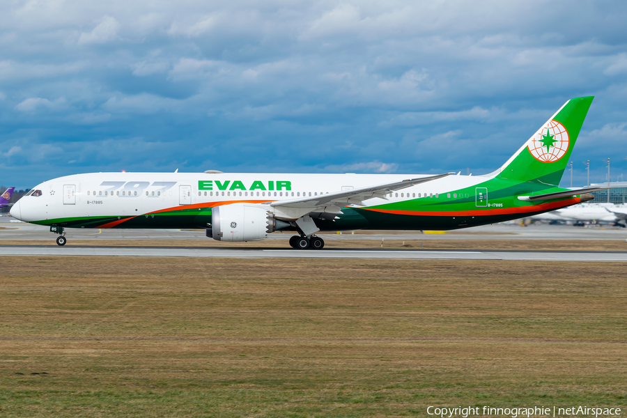 EVA Air Boeing 787-9 Dreamliner (B-17885) | Photo 554145