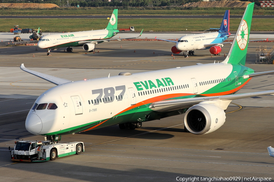 EVA Air Boeing 787-9 Dreamliner (B-17885) | Photo 487696