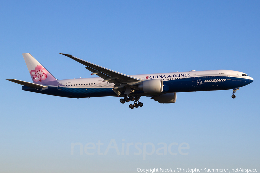 China Airlines Boeing 777-309(ER) (B-18007) | Photo 158788