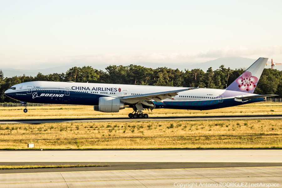 China Airlines Boeing 777-309(ER) (B-18007) | Photo 249388