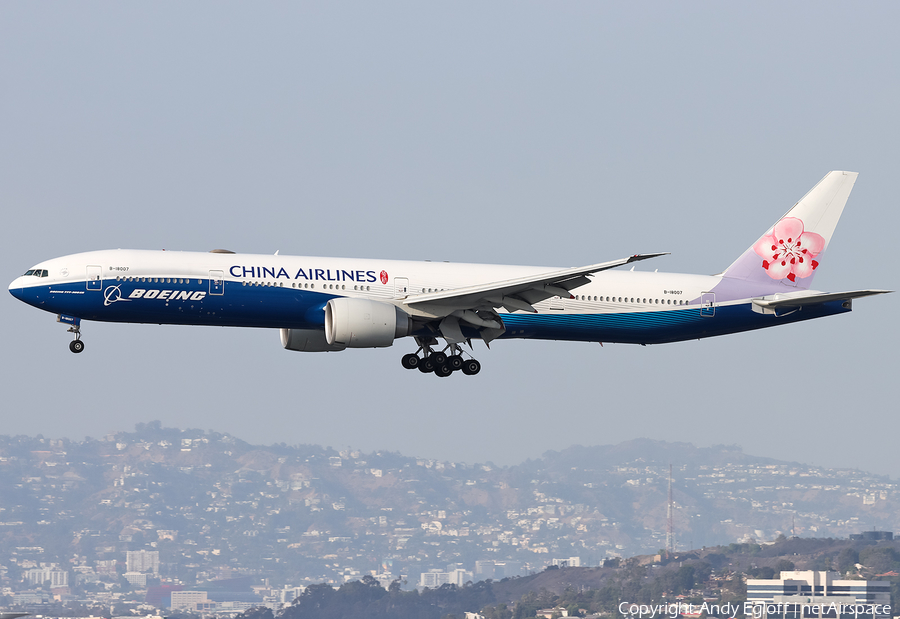 China Airlines Boeing 777-309(ER) (B-18007) | Photo 410409