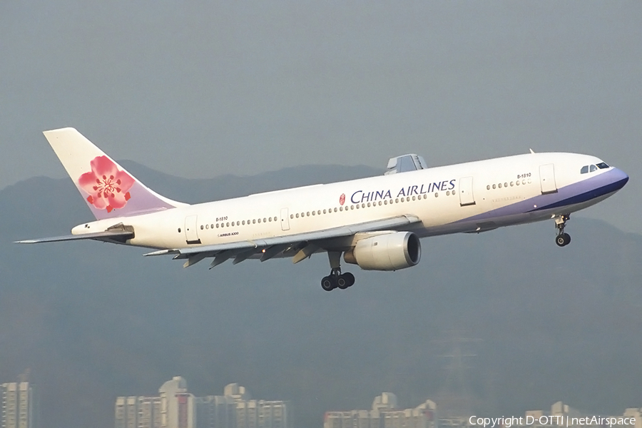 China Airlines Airbus A300B4-220 (B-1810) | Photo 158025
