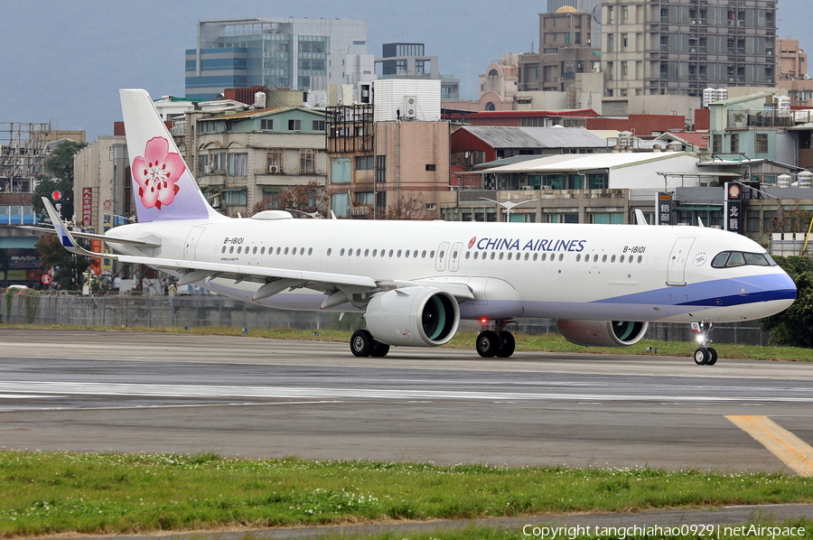 China Airlines Airbus A321-271NX (B-18101) | Photo 488207