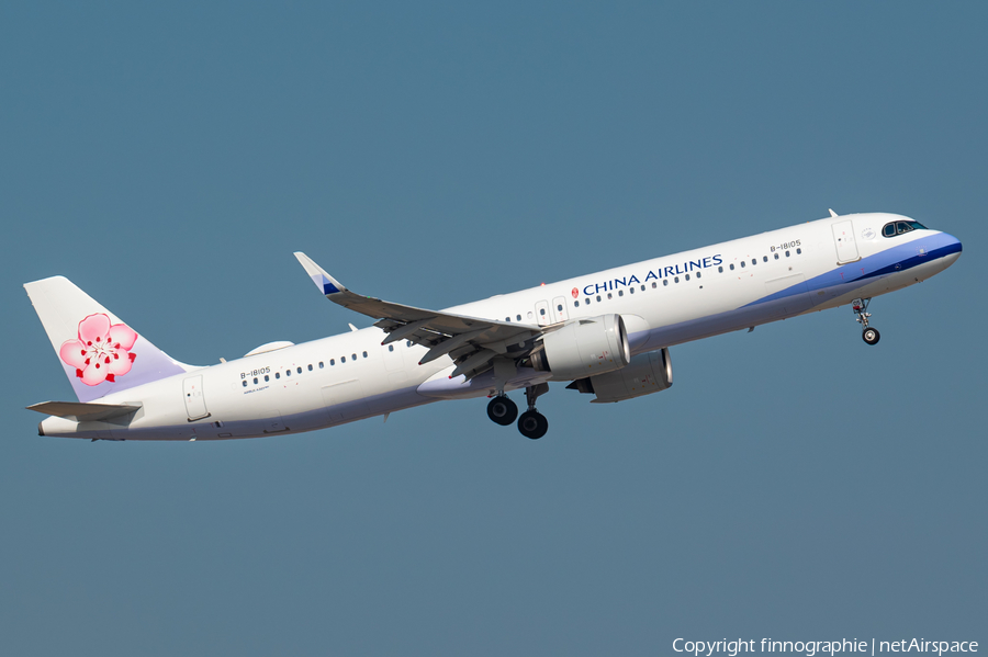 China Airlines Airbus A321-271NX (B-18105) | Photo 600830