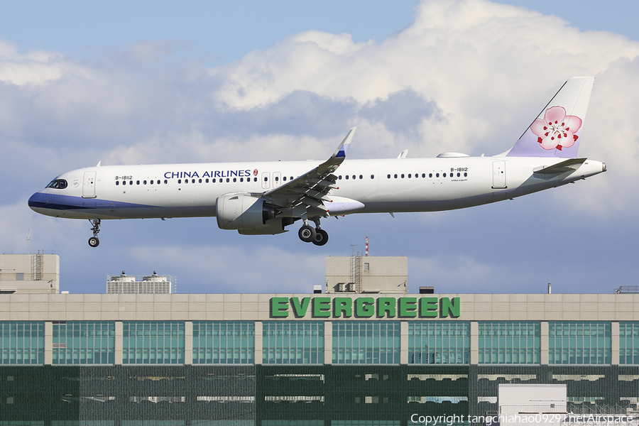 China Airlines Airbus A321-271NX (B-18112) | Photo 640158