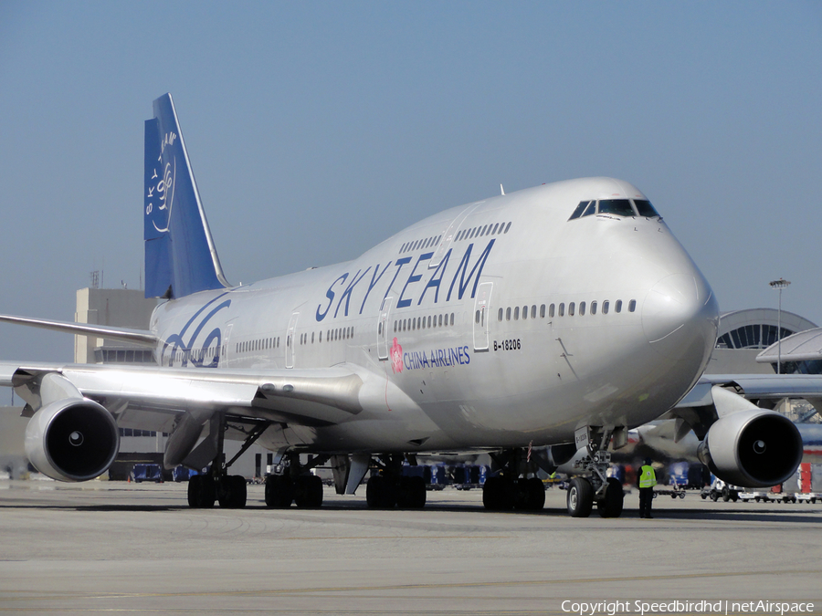 China Airlines Boeing 747-409 (B-18206) | Photo 6091