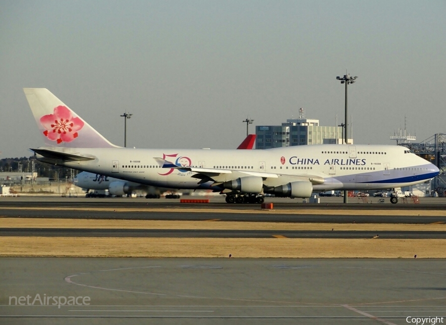 China Airlines Boeing 747-409 (B-18208) | Photo 77013
