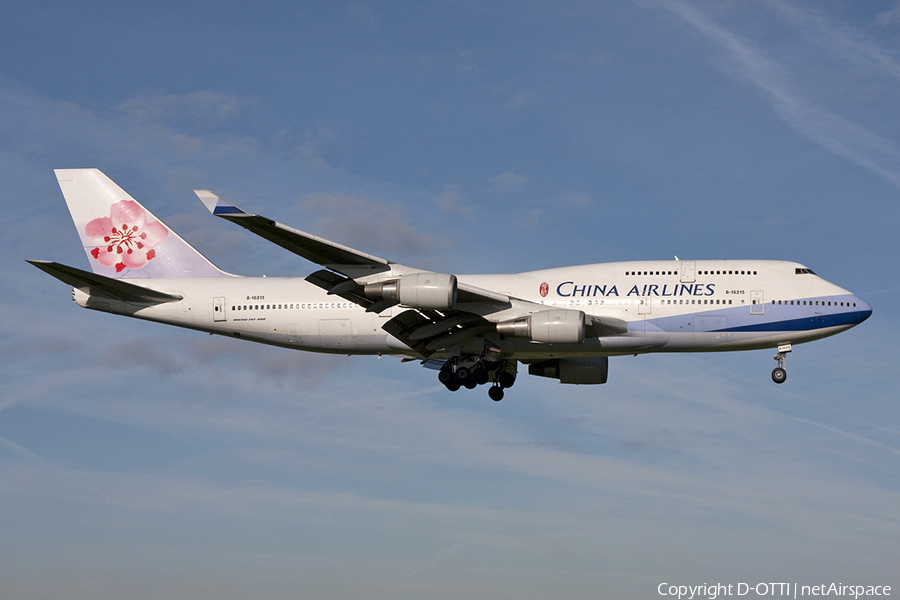 China Airlines Boeing 747-409 (B-18215) | Photo 313074