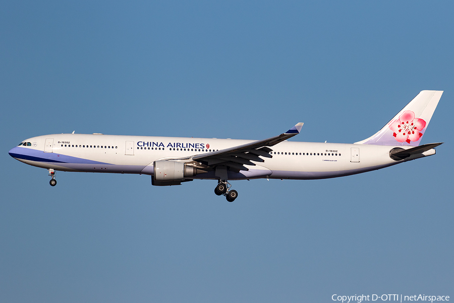 China Airlines Airbus A330-302 (B-18302) | Photo 388319