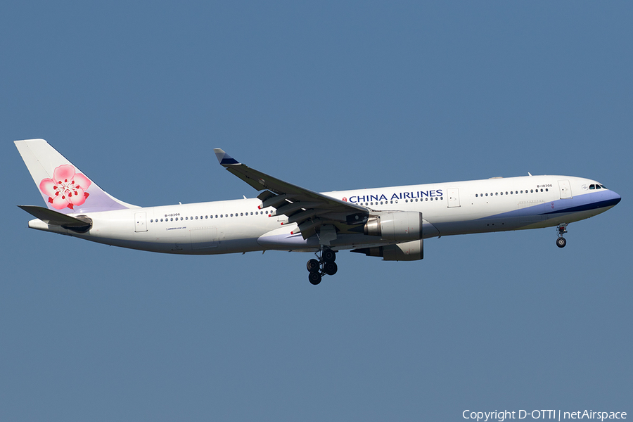 China Airlines Airbus A330-302 (B-18306) | Photo 284927