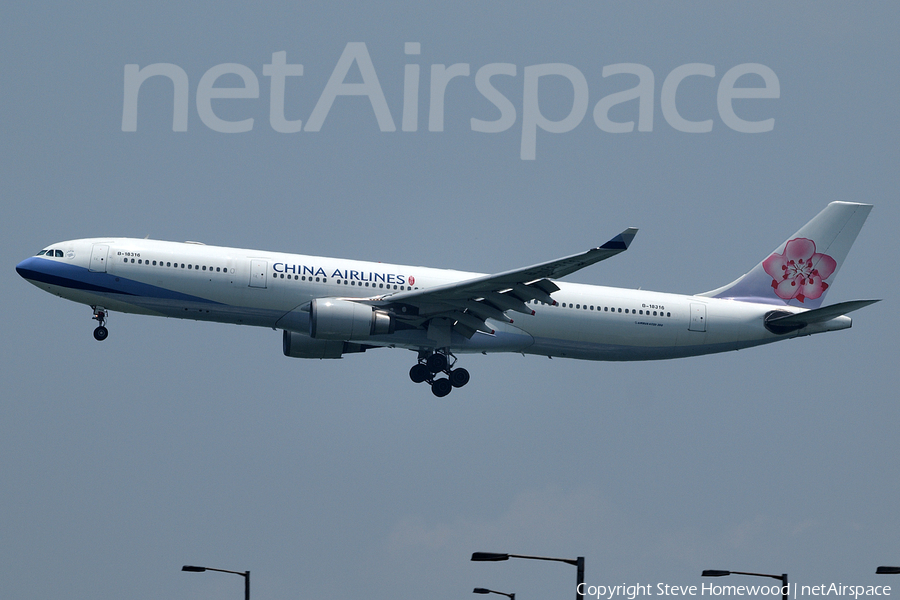 China Airlines Airbus A330-302 (B-18316) | Photo 62354