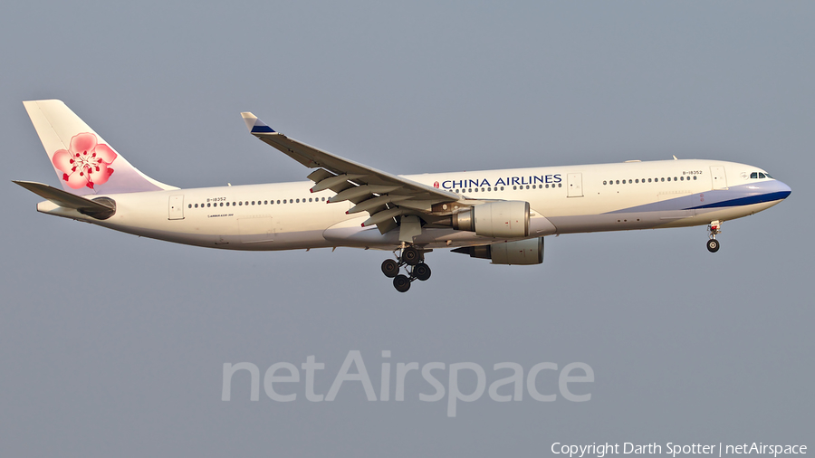 China Airlines Airbus A330-302E (B-18352) | Photo 318476