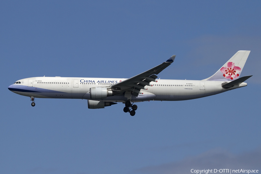 China Airlines Airbus A330-302 (B-18353) | Photo 418375