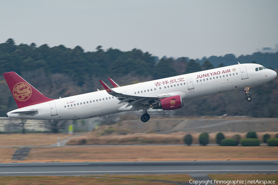 Juneyao Airlines Airbus A321-211 (B-1857) | Photo 602116