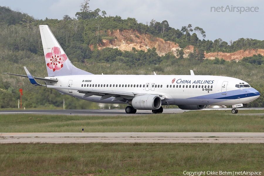 China Airlines Boeing 737-809 (B-18606) | Photo 39553