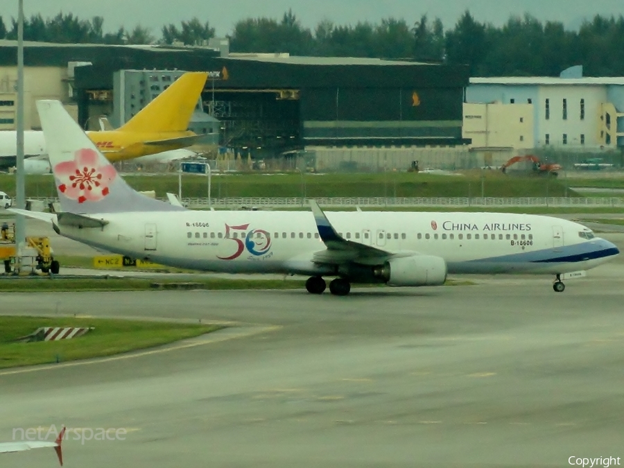 China Airlines Boeing 737-809 (B-18606) | Photo 42657