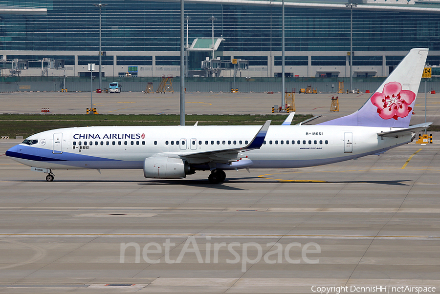 China Airlines Boeing 737-8AL (B-18661) | Photo 372109