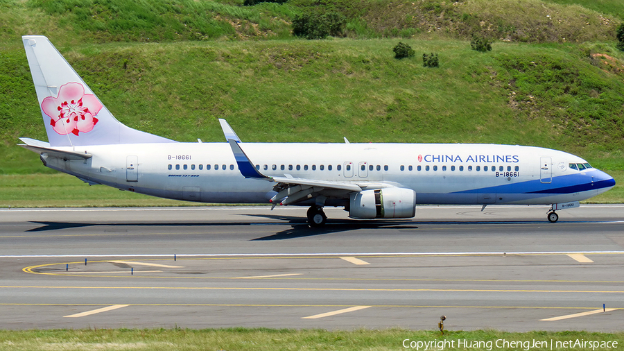 China Airlines Boeing 737-8AL (B-18661) | Photo 679748