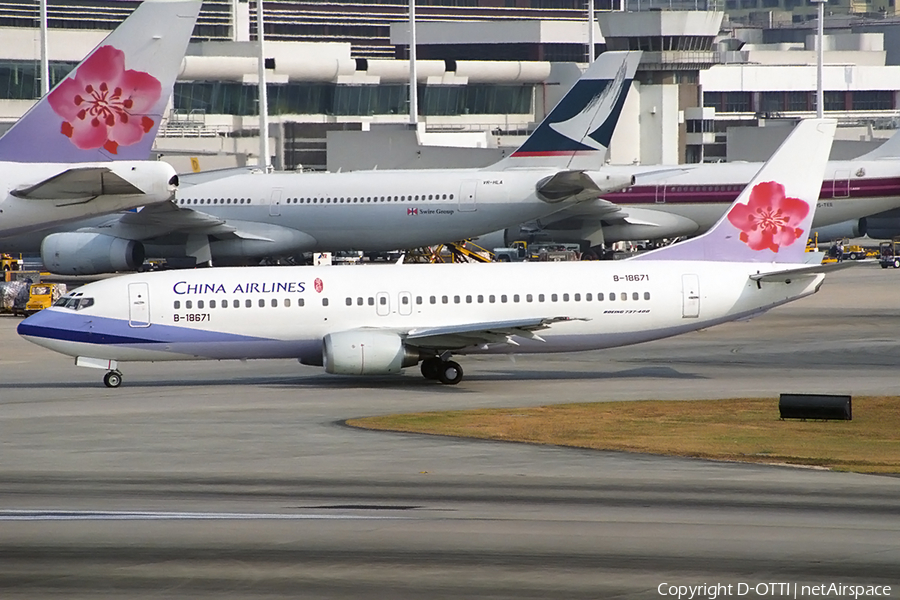 China Airlines Boeing 737-43Q (B-18671) | Photo 168408