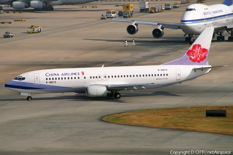 China Airlines Boeing 737-43Q (B-18673) | Photo 159557