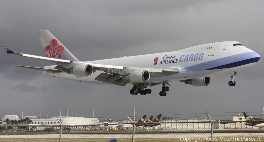 China Airlines Cargo Boeing 747-409F(SCD) (B-18707) | Photo 297483