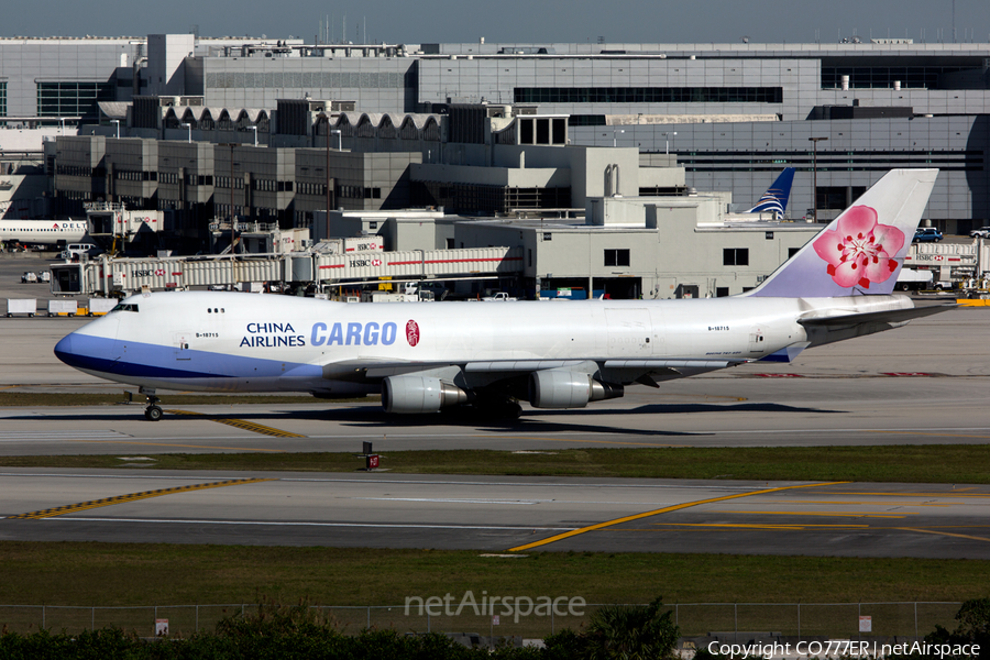 China Airlines Cargo Boeing 747-409F(SCD) (B-18715) | Photo 37769