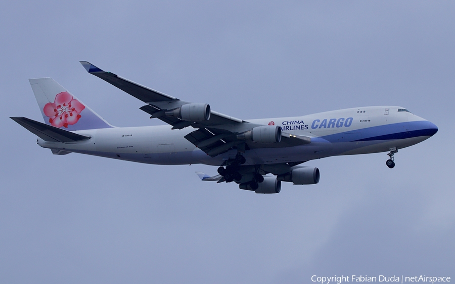 China Airlines Cargo Boeing 747-409F(SCD) (B-18716) | Photo 422899