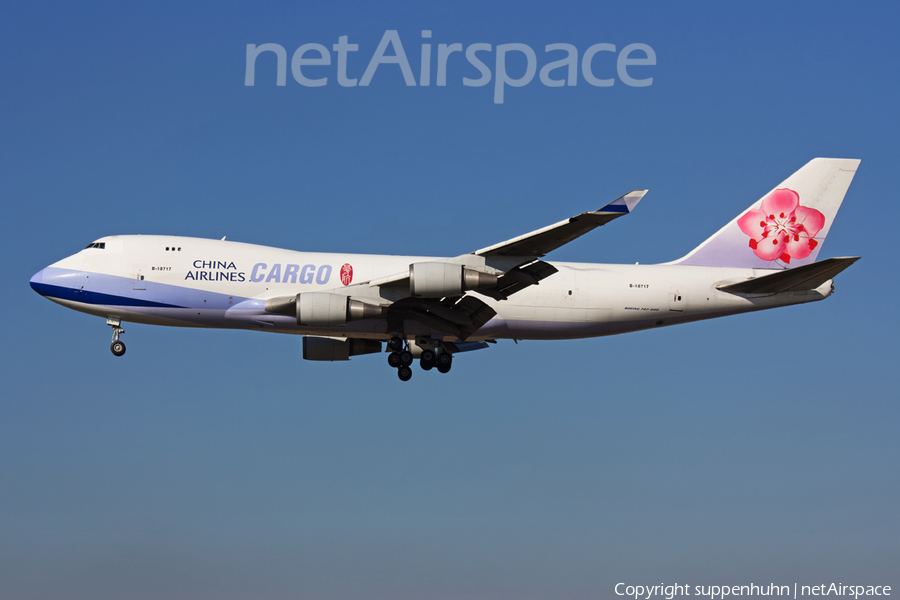China Airlines Cargo Boeing 747-409F(SCD) (B-18717) | Photo 128633