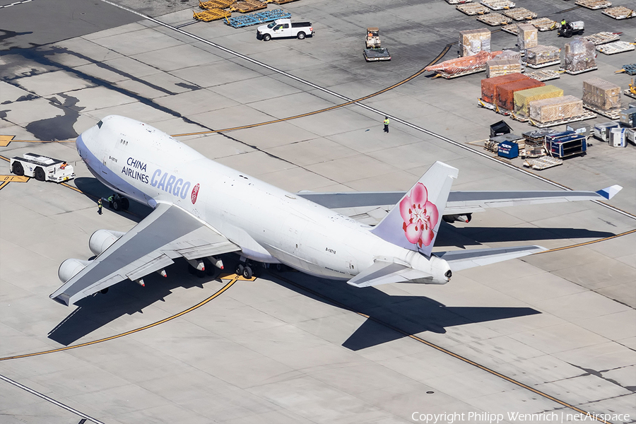 China Airlines Cargo Boeing 747-409F(SCD) (B-18718) | Photo 312618