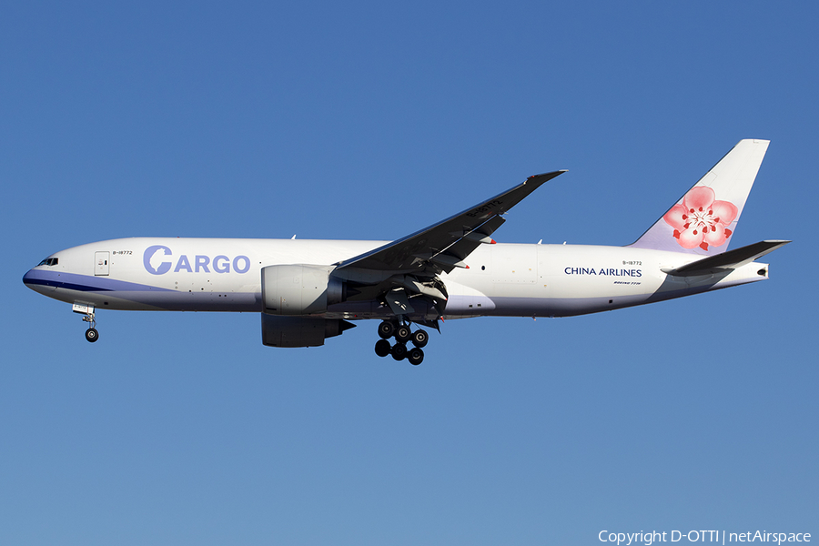 China Airlines Cargo Boeing 777-F09 (B-18772) | Photo 538615