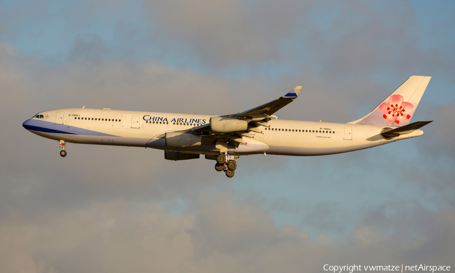 China Airlines Airbus A340-313X (B-18801) | Photo 207666