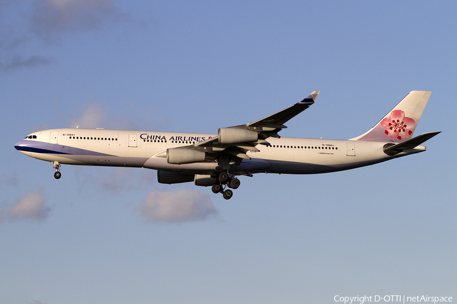 China Airlines Airbus A340-313X (B-18801) | Photo 375862