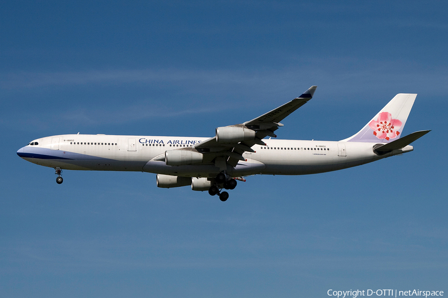 China Airlines Airbus A340-313X (B-18802) | Photo 264922