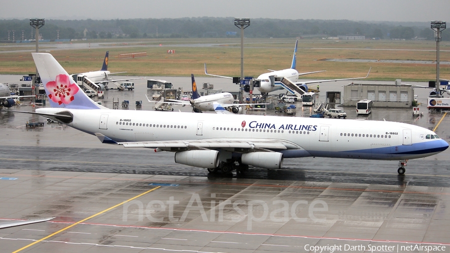 China Airlines Airbus A340-313X (B-18802) | Photo 206337