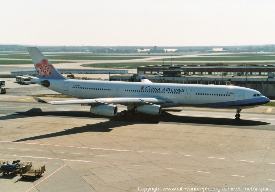 China Airlines Airbus A340-313X (B-18802) | Photo 483678