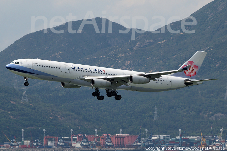China Airlines Airbus A340-313X (B-18802) | Photo 51045