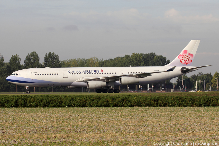 China Airlines Airbus A340-313X (B-18803) | Photo 121986