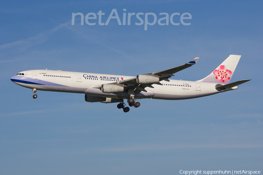 China Airlines Airbus A340-313X (B-18803) | Photo 125142