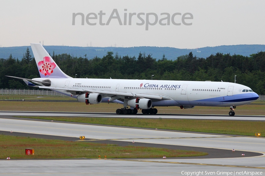 China Airlines Airbus A340-313X (B-18803) | Photo 22603