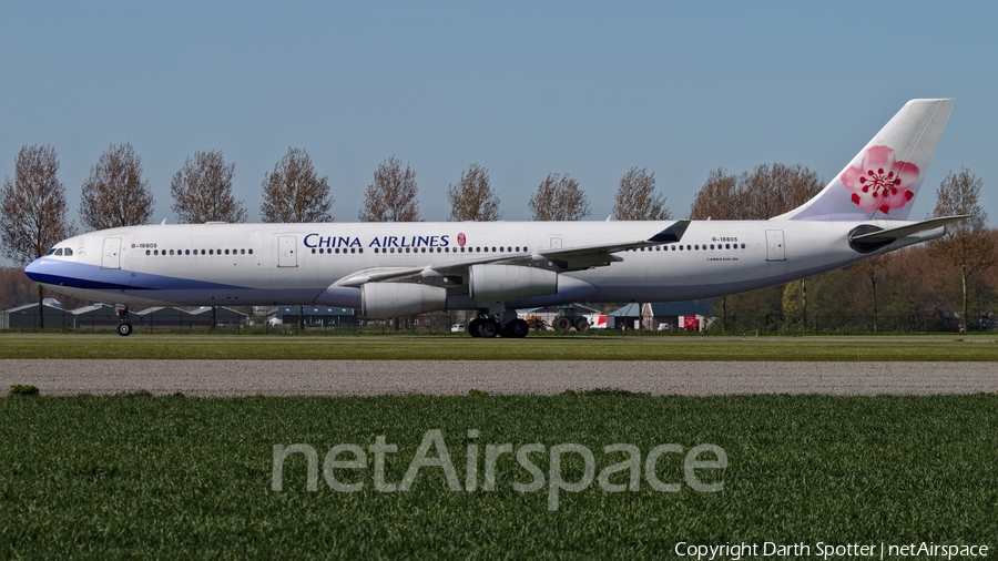 China Airlines Airbus A340-313X (B-18805) | Photo 183573