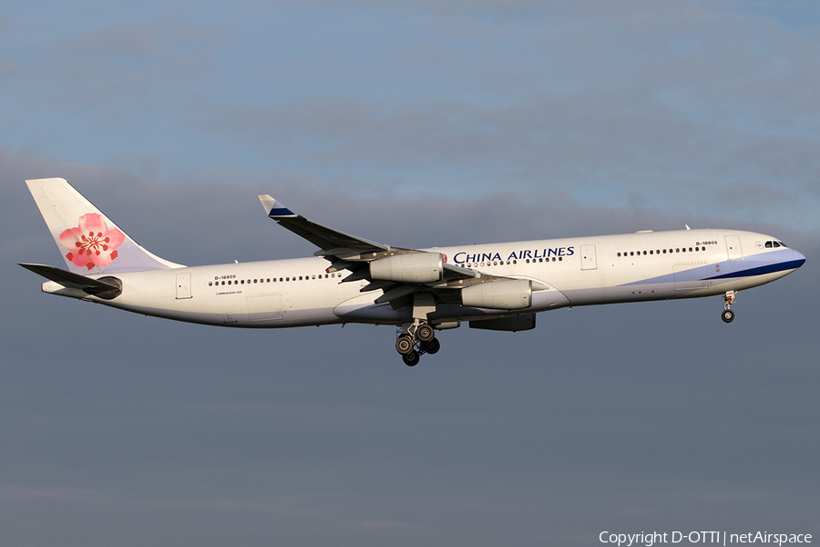 China Airlines Airbus A340-313X (B-18805) | Photo 529466