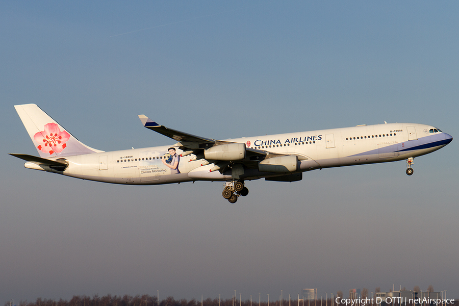 China Airlines Airbus A340-313X (B-18806) | Photo 526884