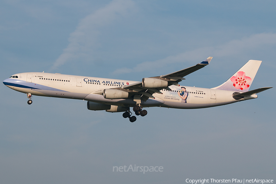 China Airlines Airbus A340-313X (B-18806) | Photo 60849