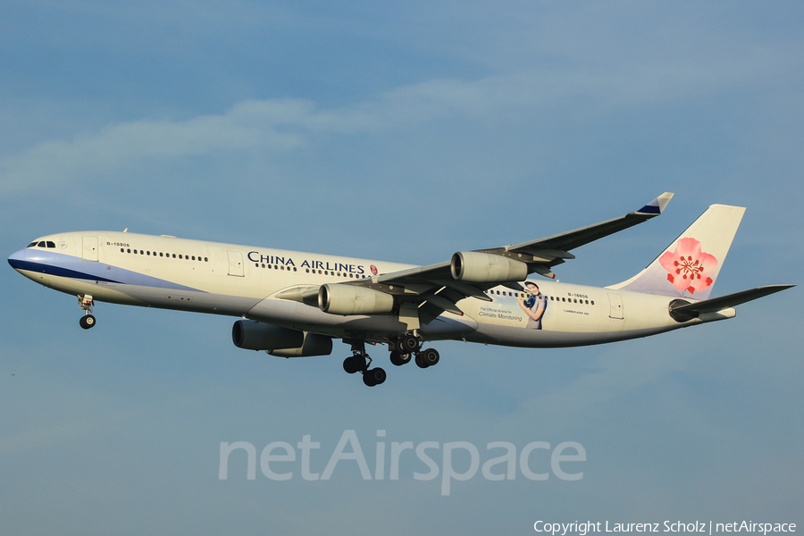 China Airlines Airbus A340-313X (B-18806) | Photo 63492