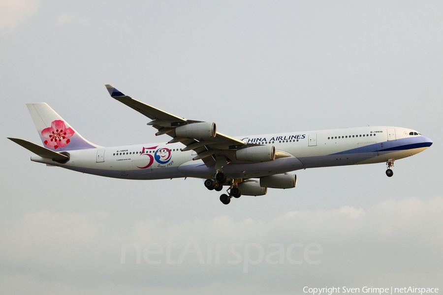 China Airlines Airbus A340-313X (B-18806) | Photo 11817