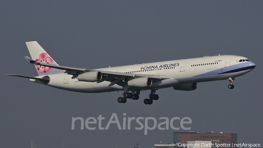 China Airlines Airbus A340-313X (B-18807) | Photo 227960